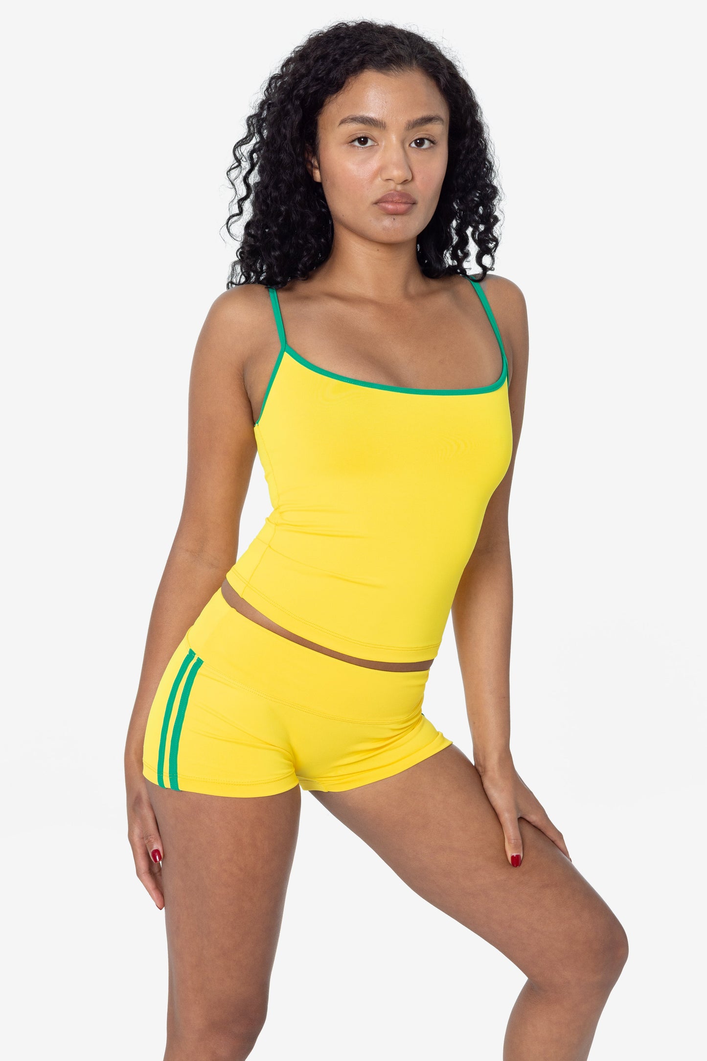 RAW311-WC - Contrast Performance Spaghetti Tank