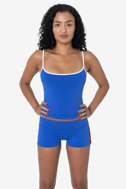 RAW311-WC - Contrast Performance Spaghetti Tank