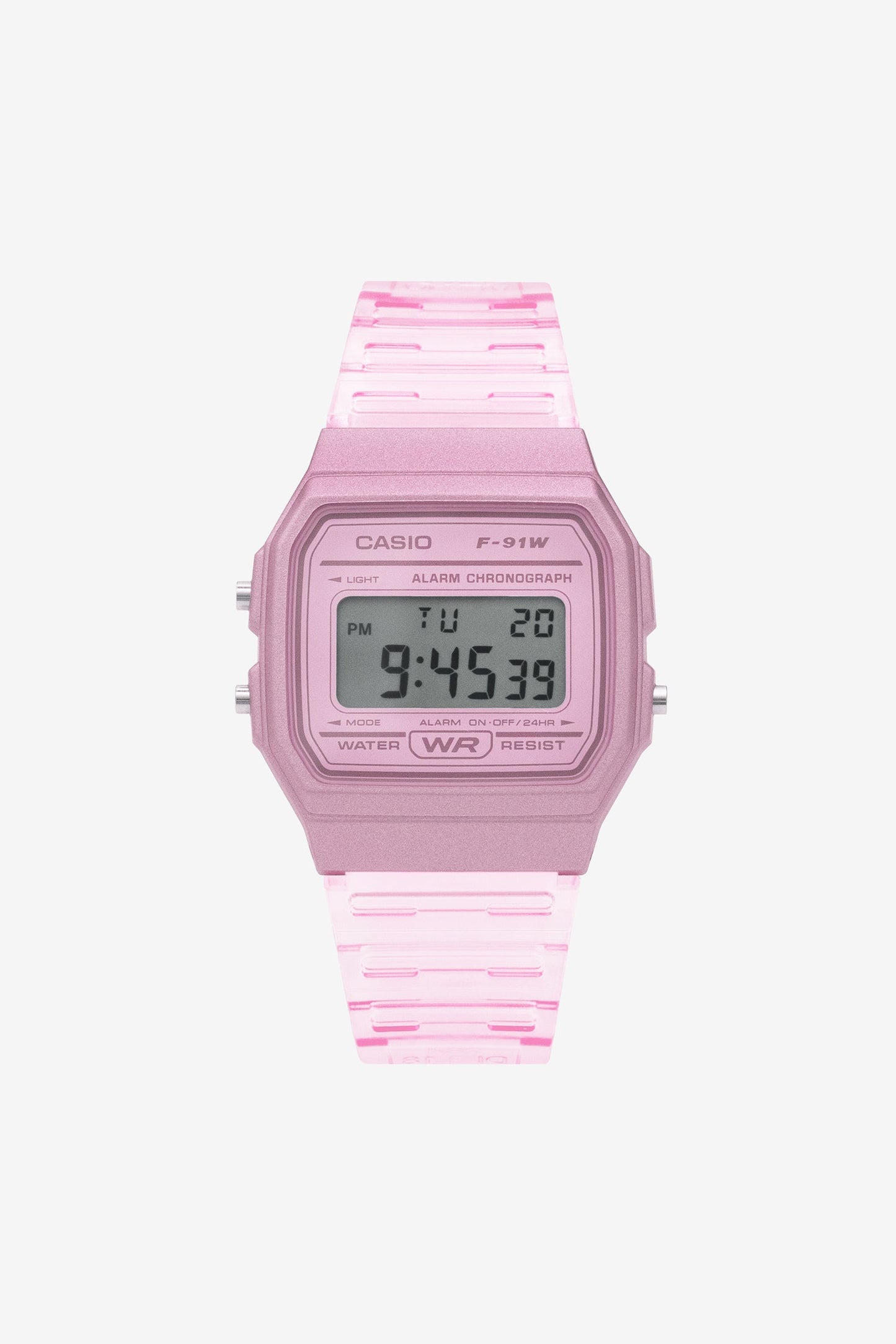 WCHD7CF - Casio Unisex Digital Clear Jelly Strap Watch