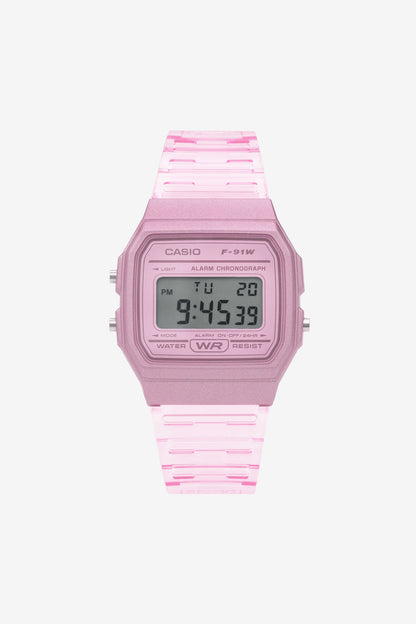 WCHD7CF - Casio Unisex Digital Clear Jelly Strap Watch