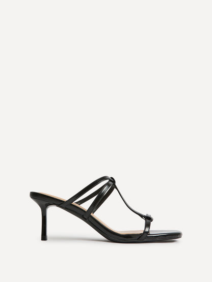Westside Black Mule Heels