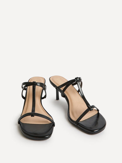 Westside Black Mule Heels