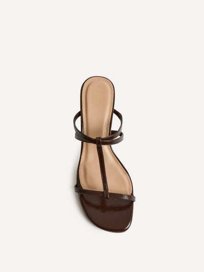 Westside Brown Mule Heels