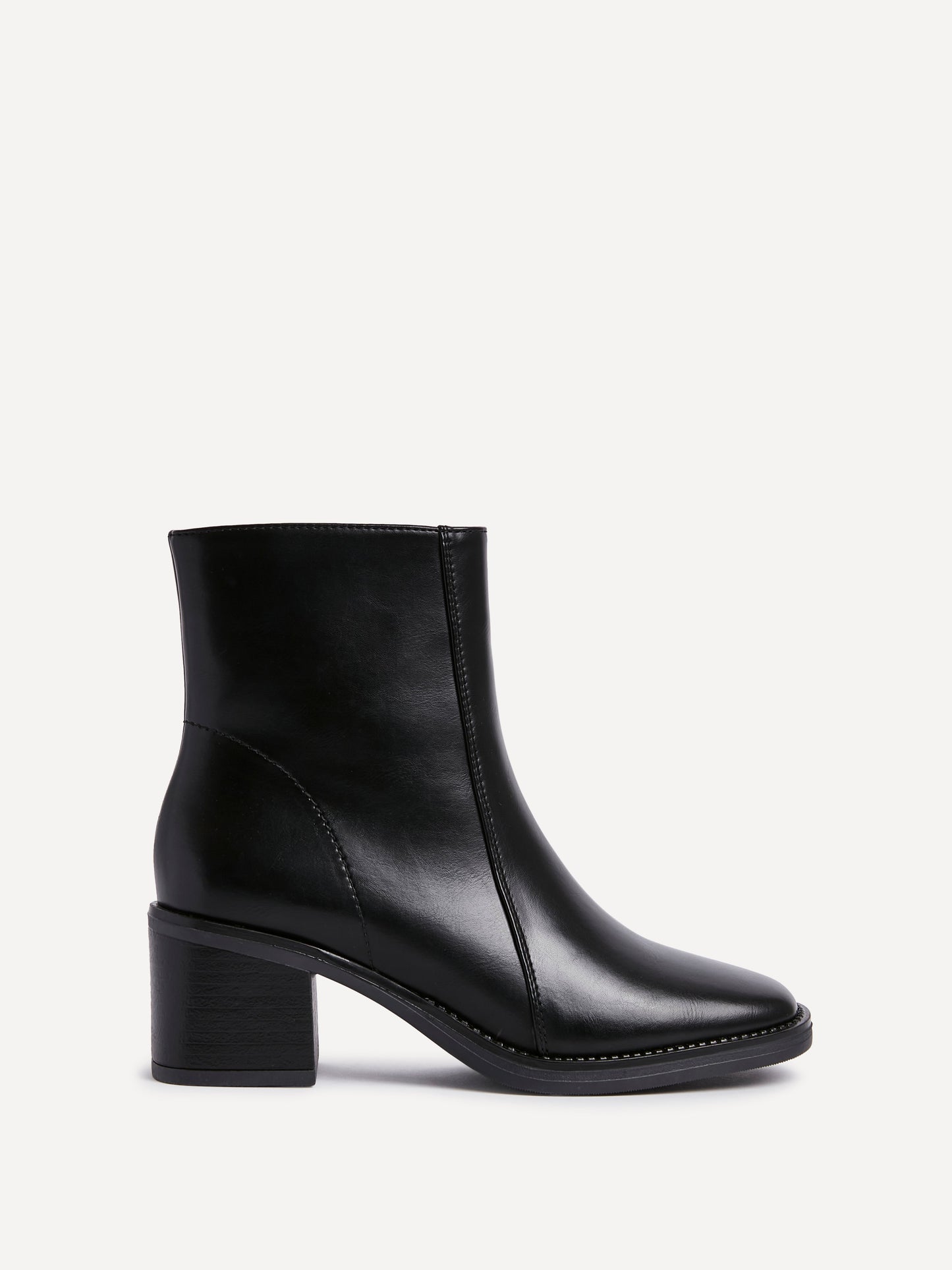 Wander Black Heeled Ankle Boots