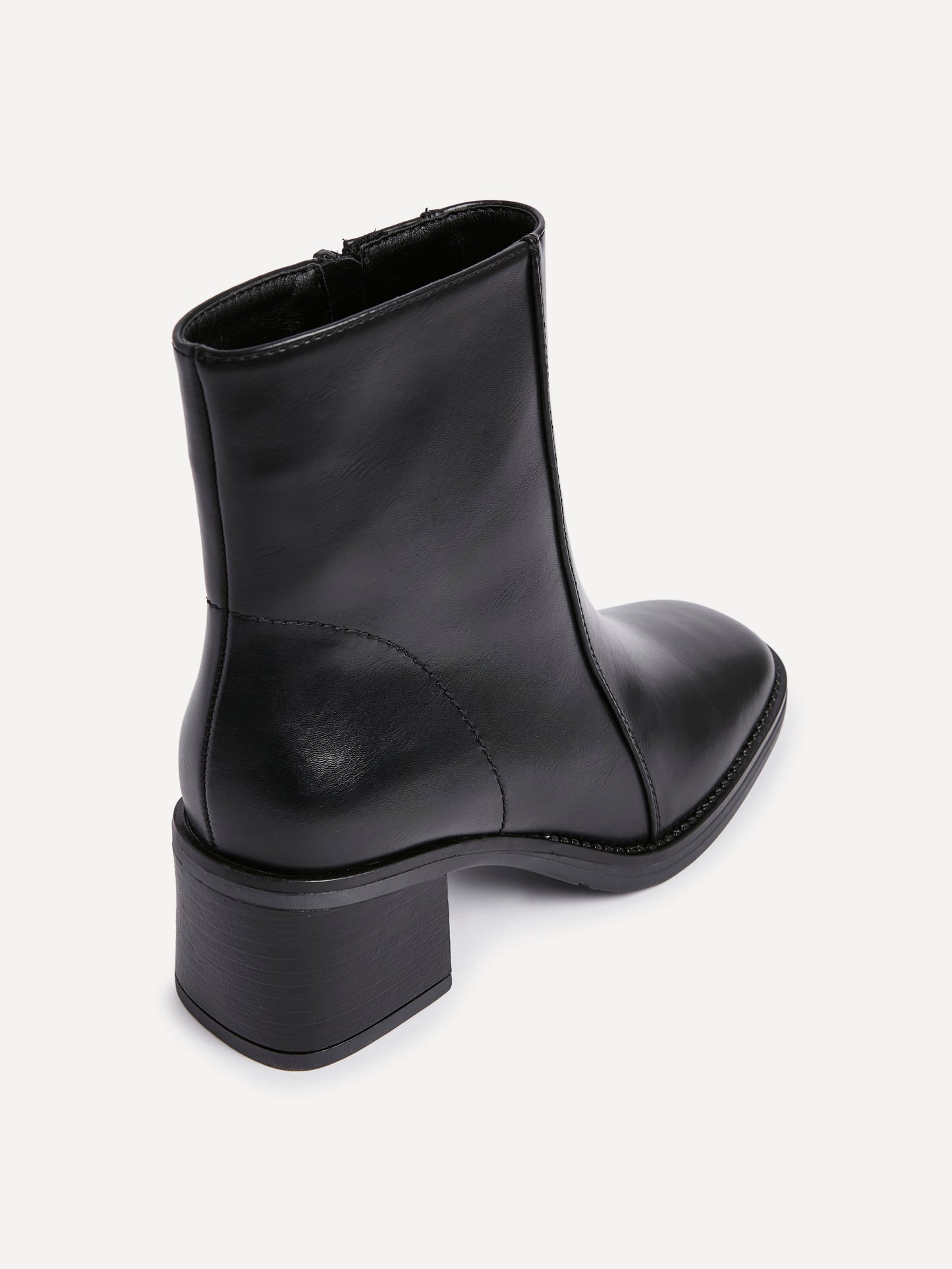 Wander Black Heeled Ankle Boots