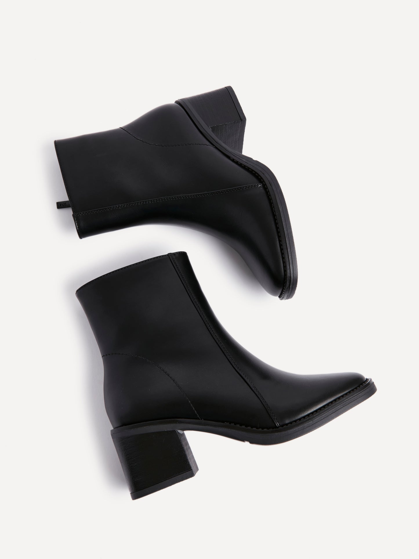 Wander Black Heeled Ankle Boots