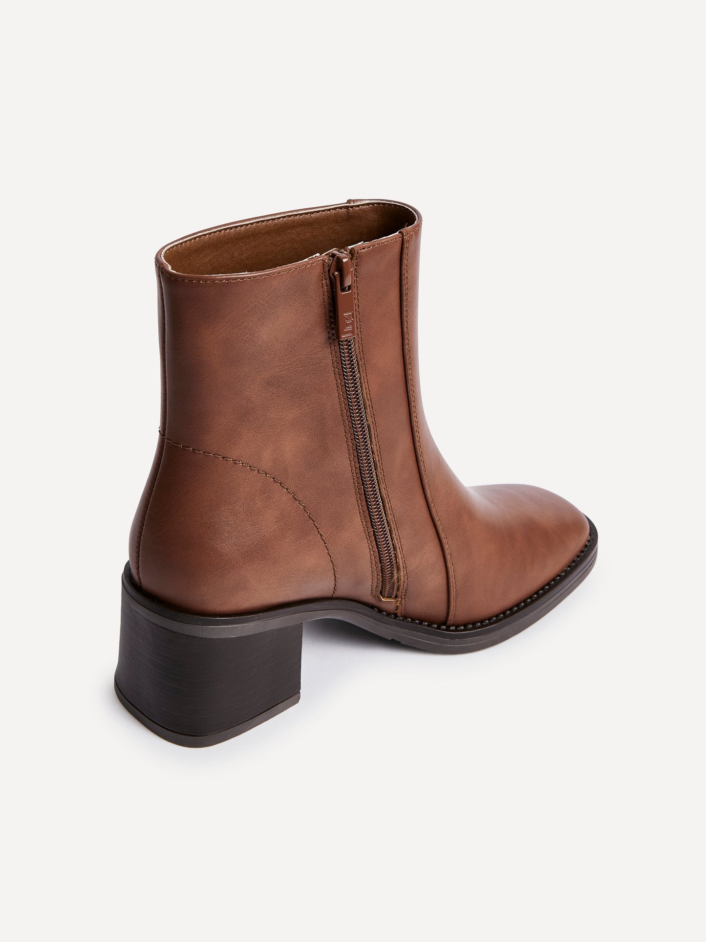 Wander Brown Heeled Ankle Boots