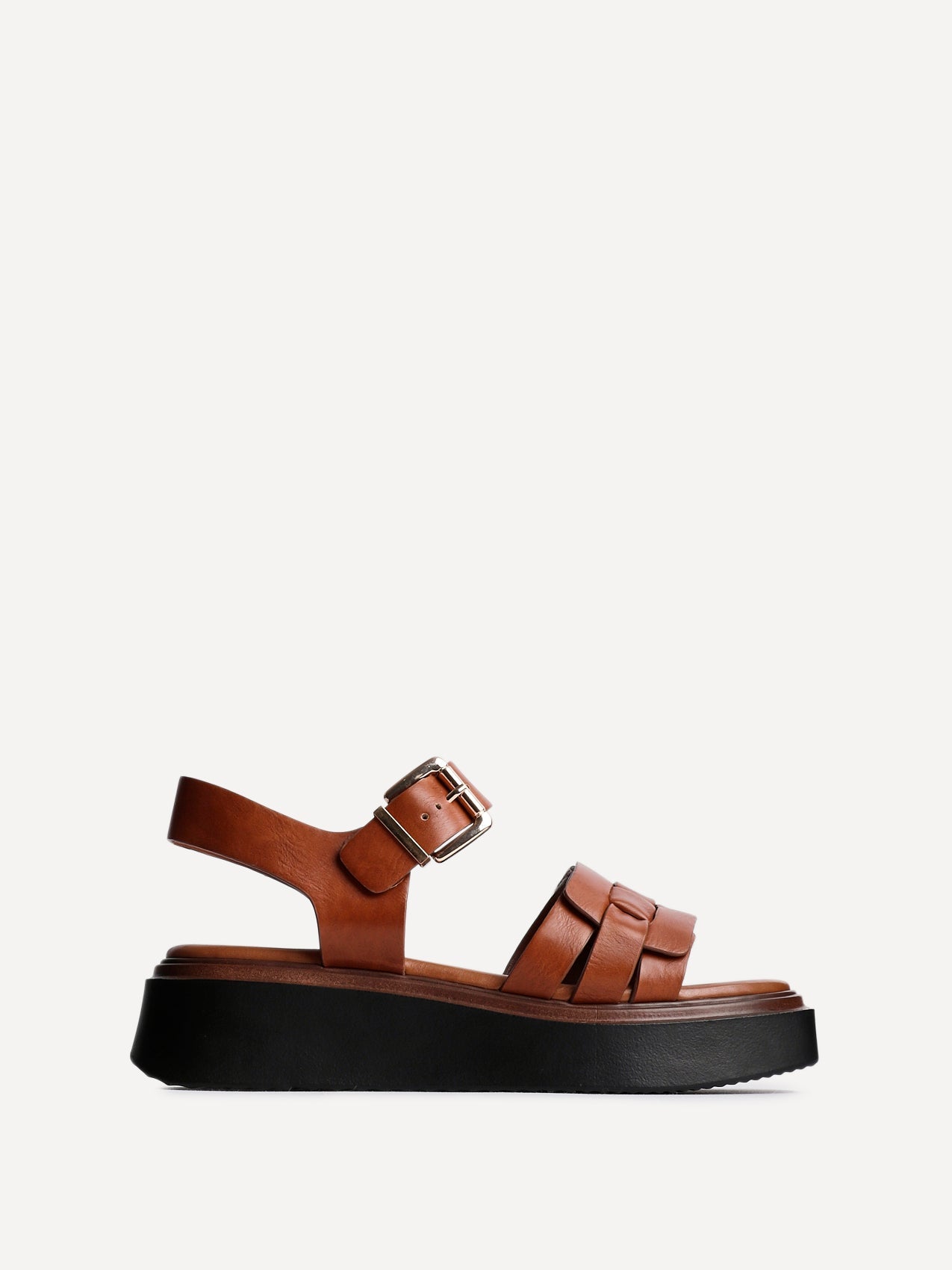 Zuri Tan Flatform Sandals