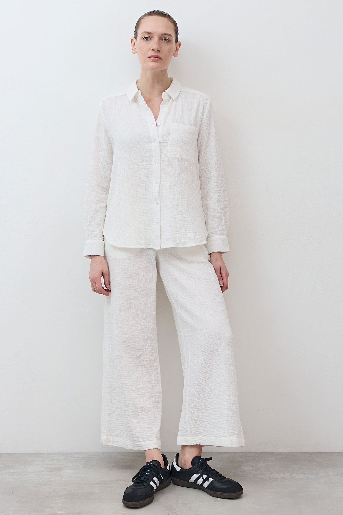 Airy Wide Leg Pants