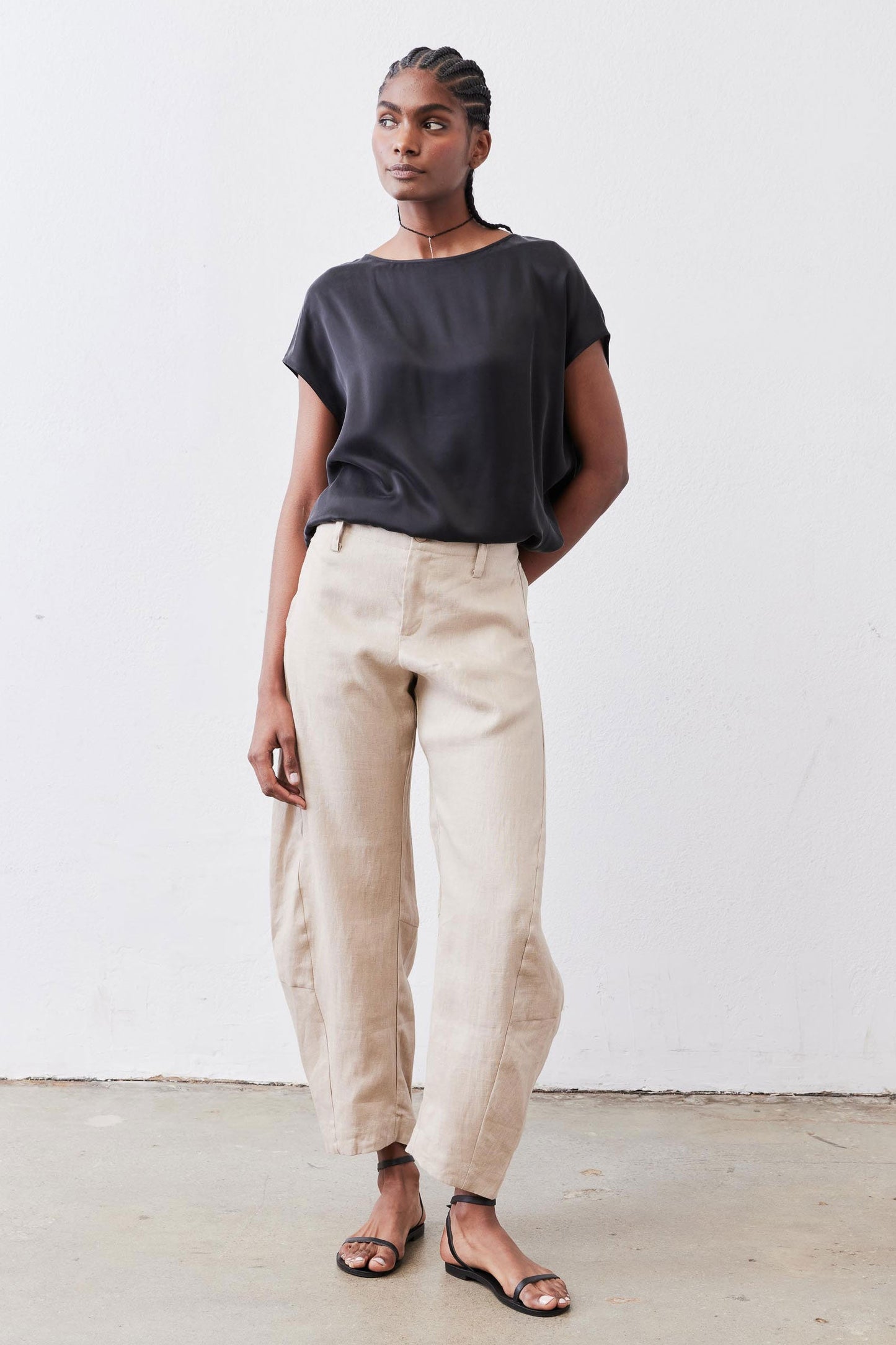 Almost A Tee Silk Blouse