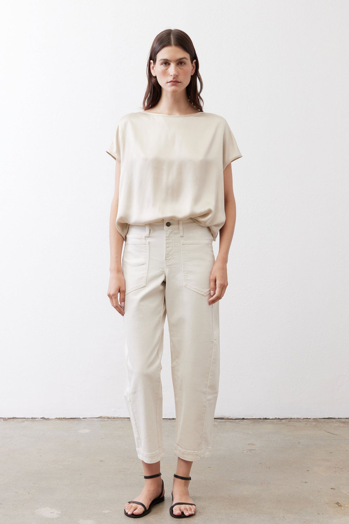 Almost A Tee Silk Blouse