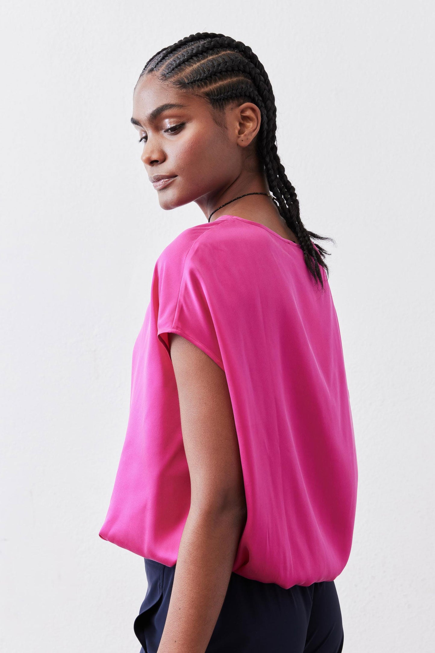 Almost A Tee Silk Blouse