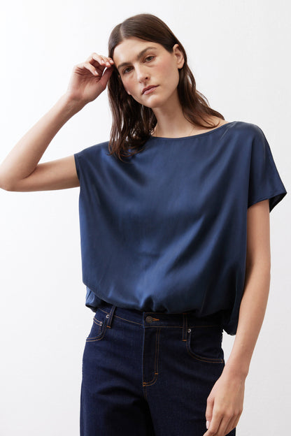 Almost A Tee Silk Blouse