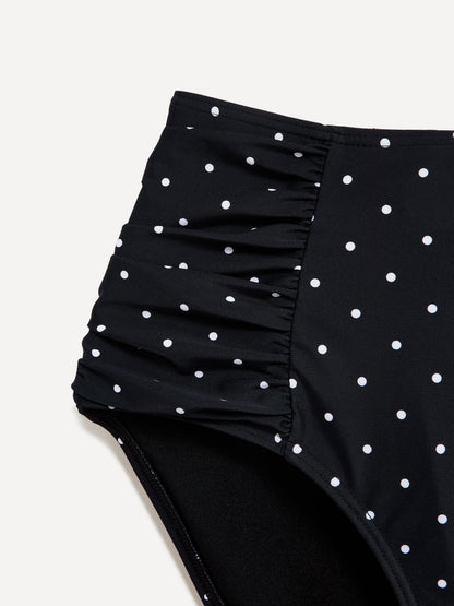 Amalfi Polka Dot High Waisted Tummy Control Bikini