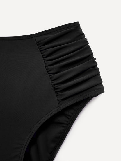 Amalfi Black High Waisted Tummy Control Bikini