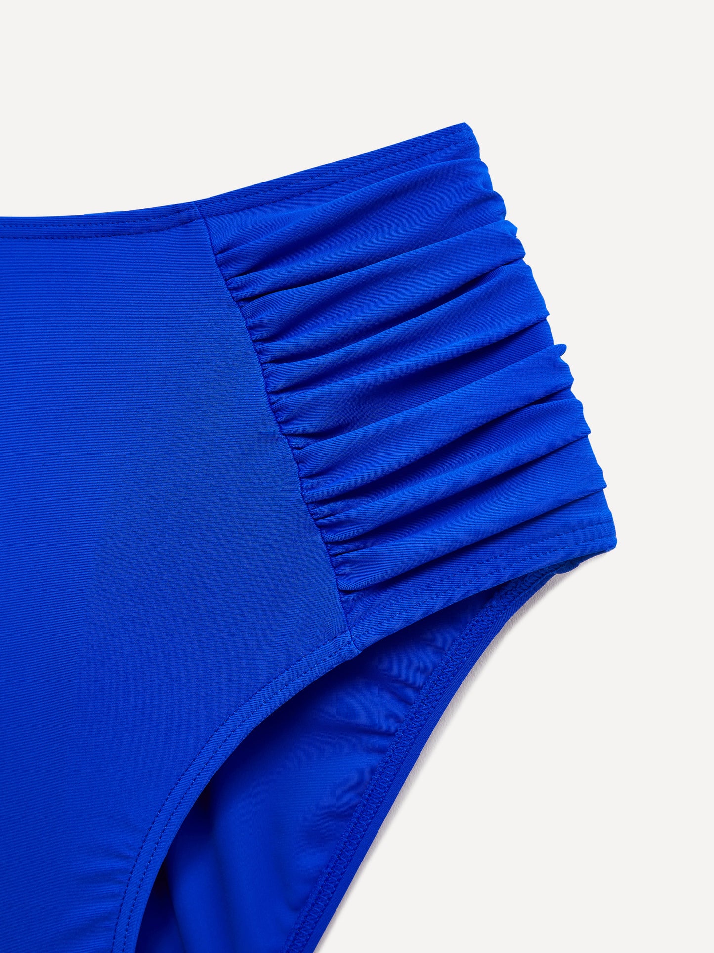 Amalfi Blue High Waisted Tummy Control Bikini