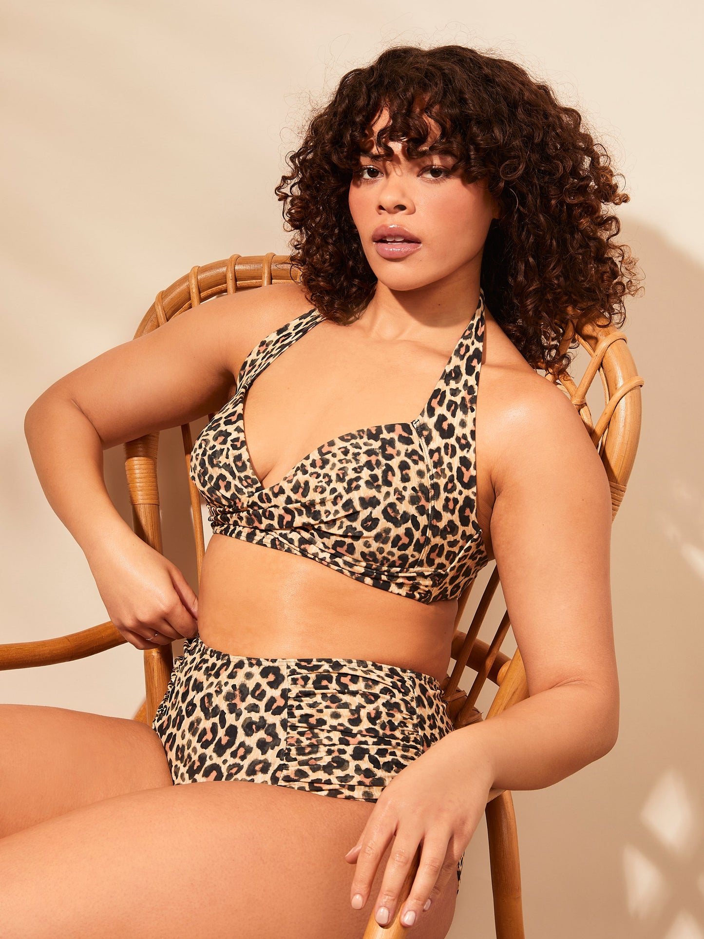 Amalfi Leopard High Waisted Tummy Control Bikini