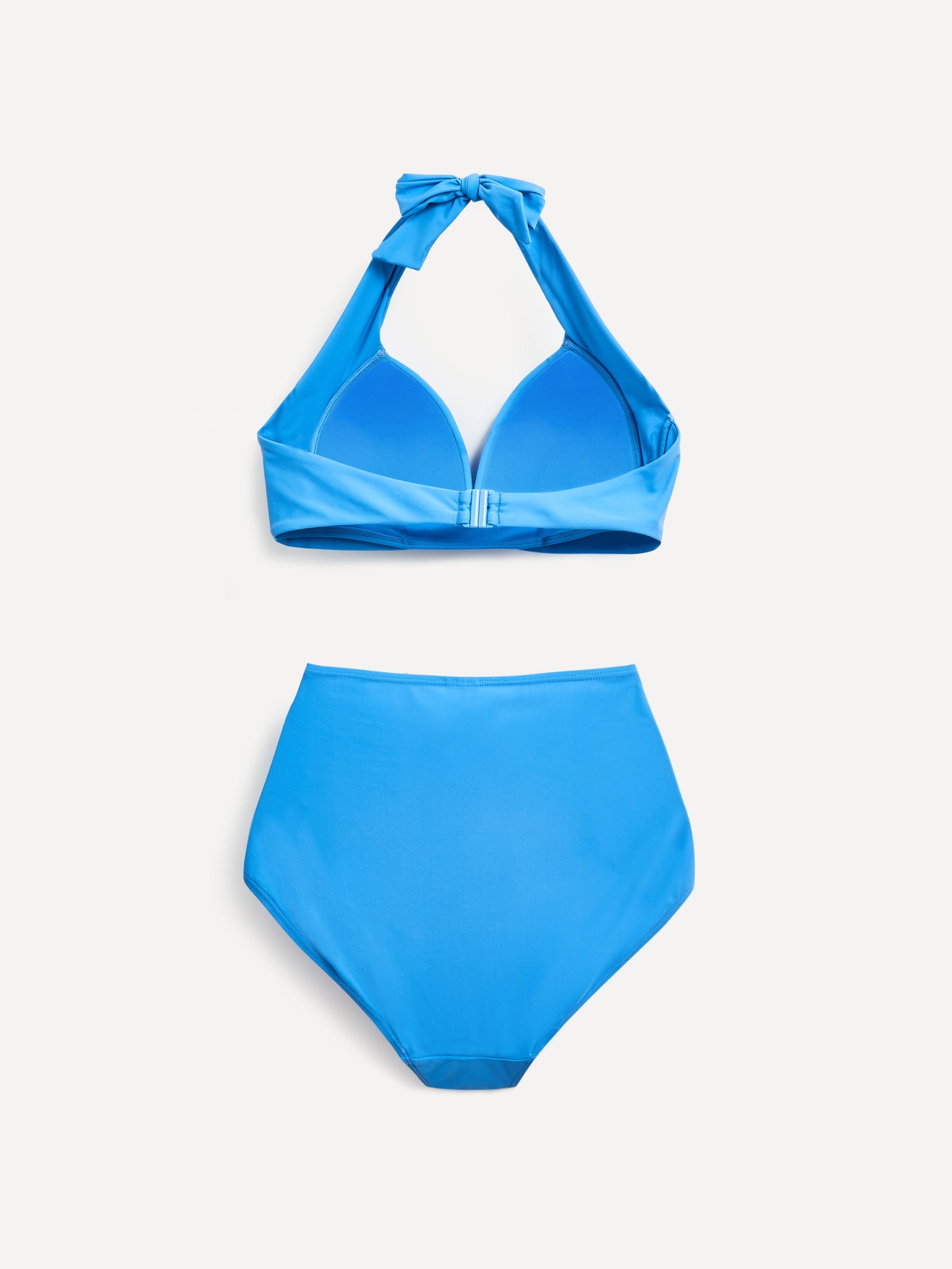 Amalfi Light Blue High Waisted Tummy Control Bikini