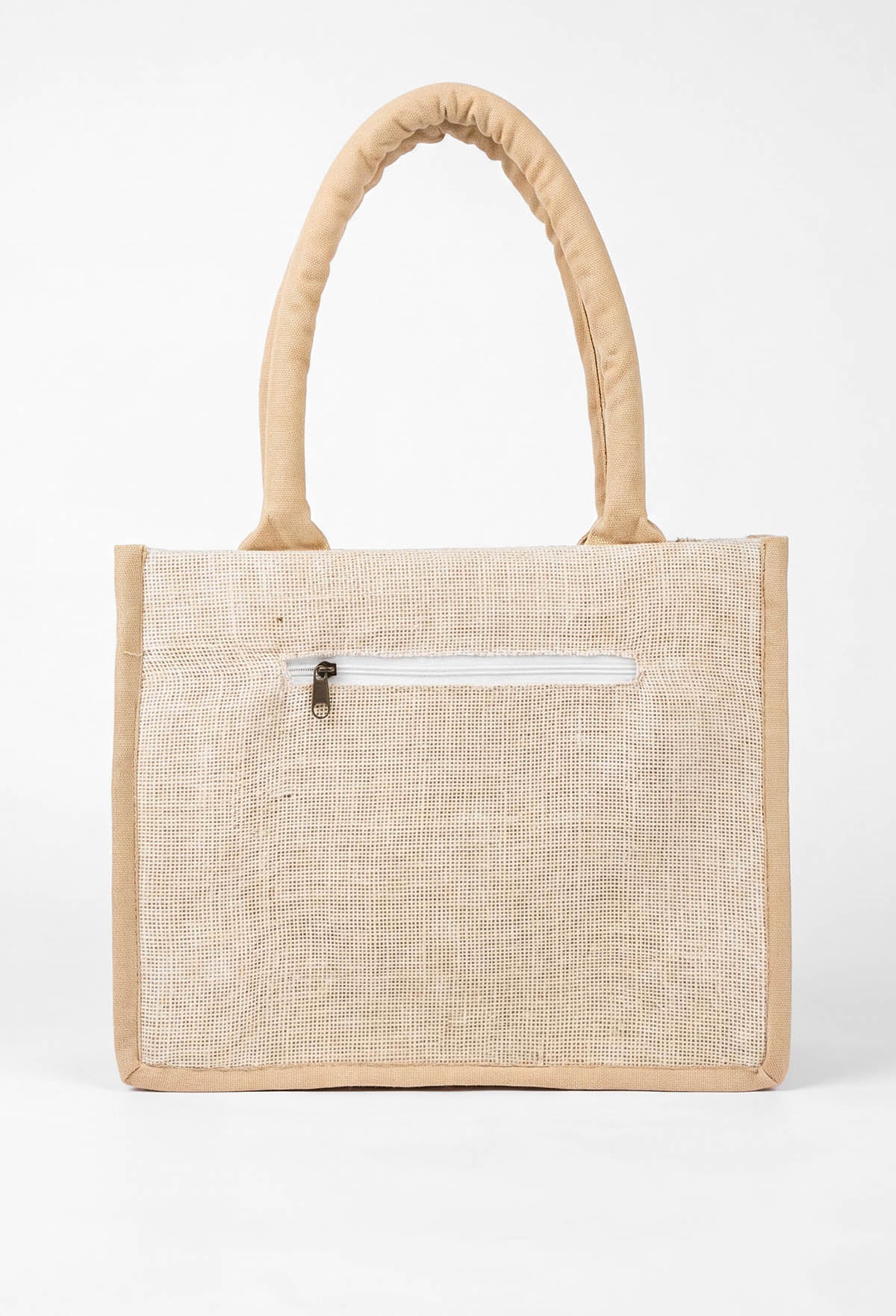Beachside Beige Beach Beaded Bag