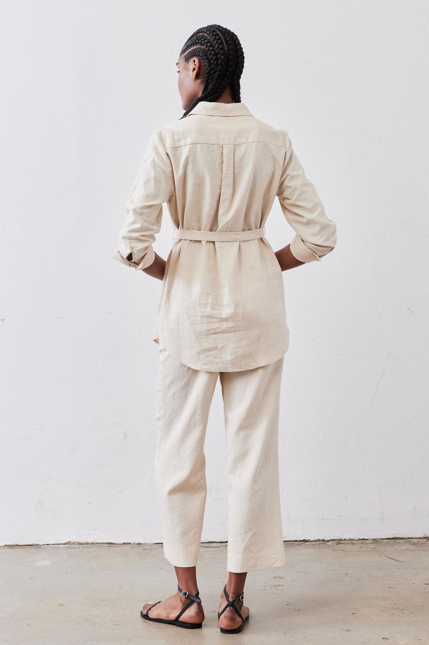 The Belted Linen Tunic