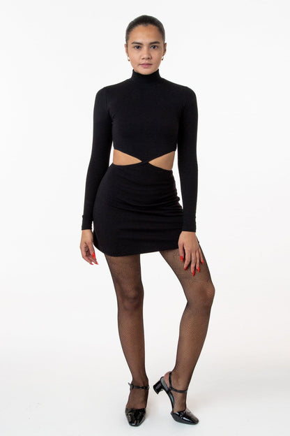PON408 - Ponte Diamond Cutout Dress