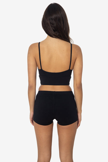 83076GD - Crossover Wrap Crop Top