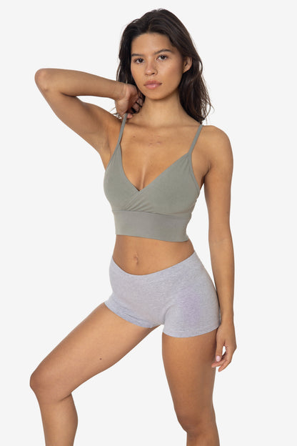 83076GD - Crossover Wrap Crop Top