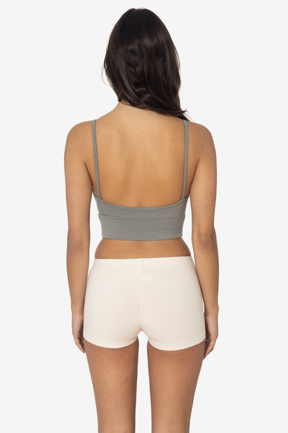 83076GD - Crossover Wrap Crop Top