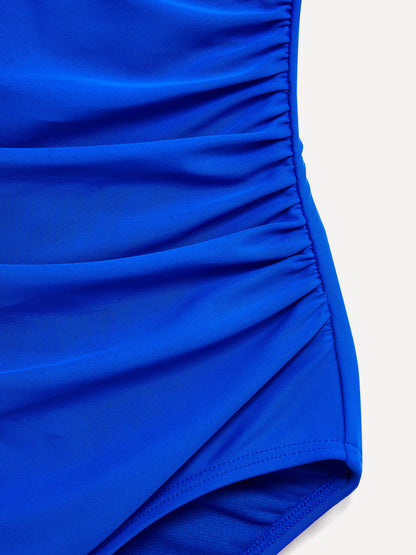 Capri Blue Tummy Control Swimsuit