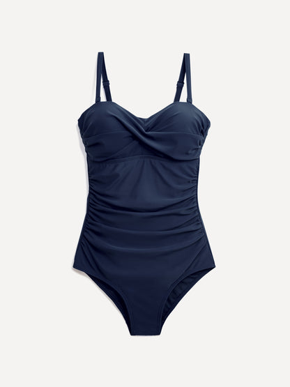 Capri Navy Tummy Control Swimsuit