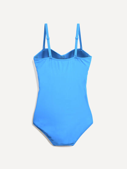 Capri Pale Blue Tummy Control Swimsuit