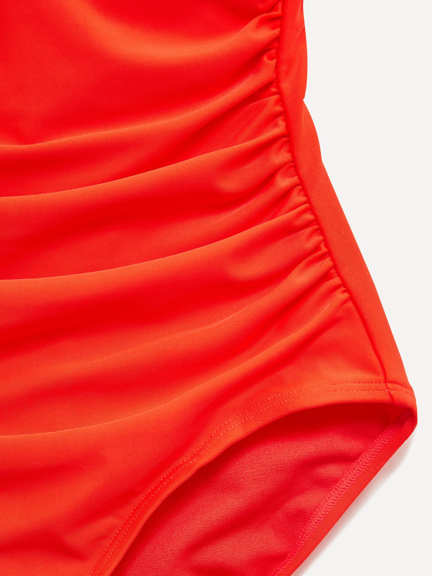 Capri Orange Tummy Control Swimsuit