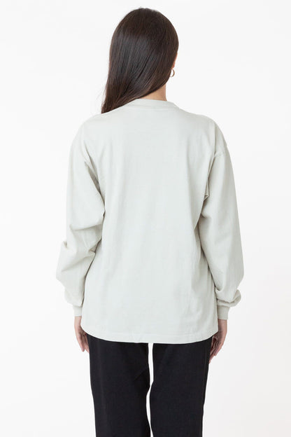 1406GD Unisex - Long Sleeve Garment Dye Mockneck T-Shirt