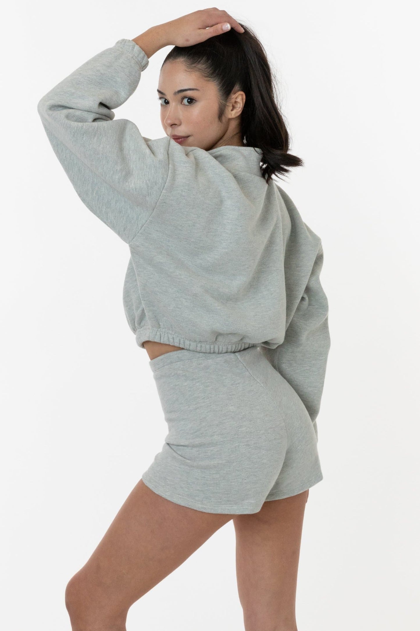 CF330 - Cotton Fleece High Waist Fitted Short