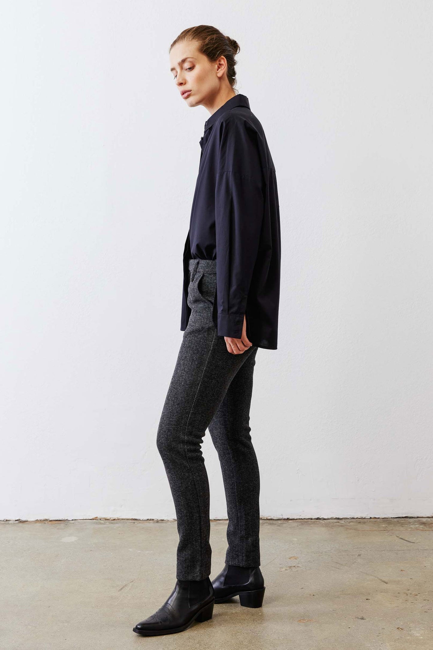 The Comfort Herringbone Trousers