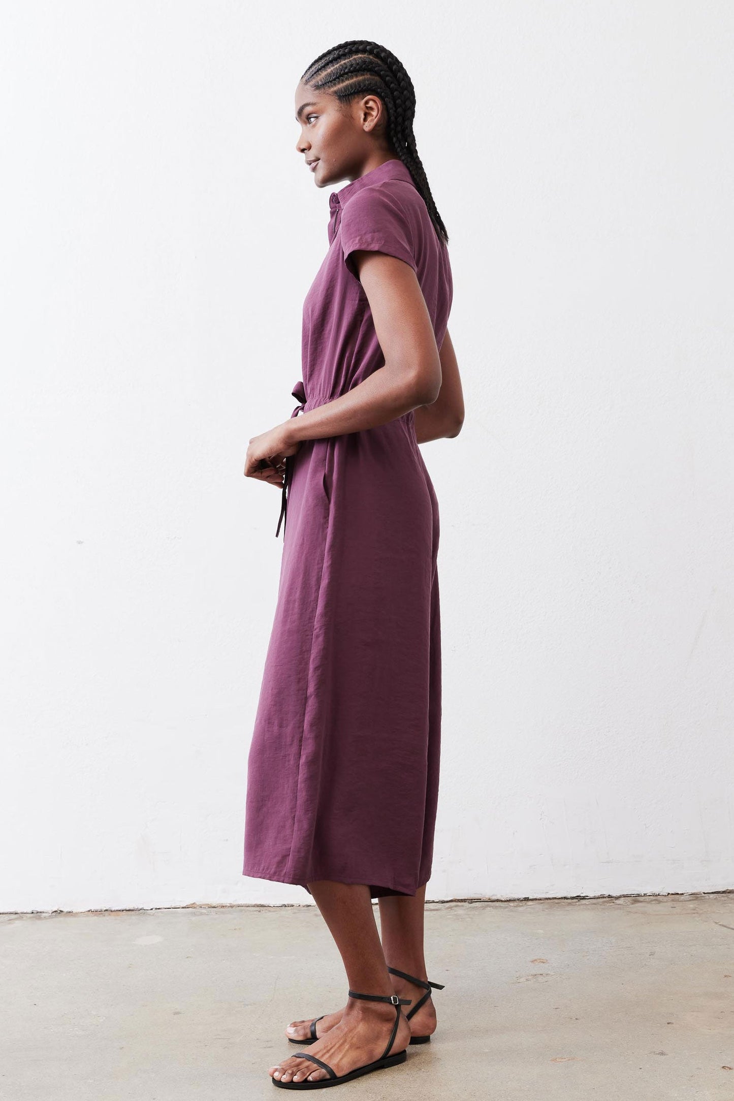 Comfort Zone Cropped Jumpsuit
