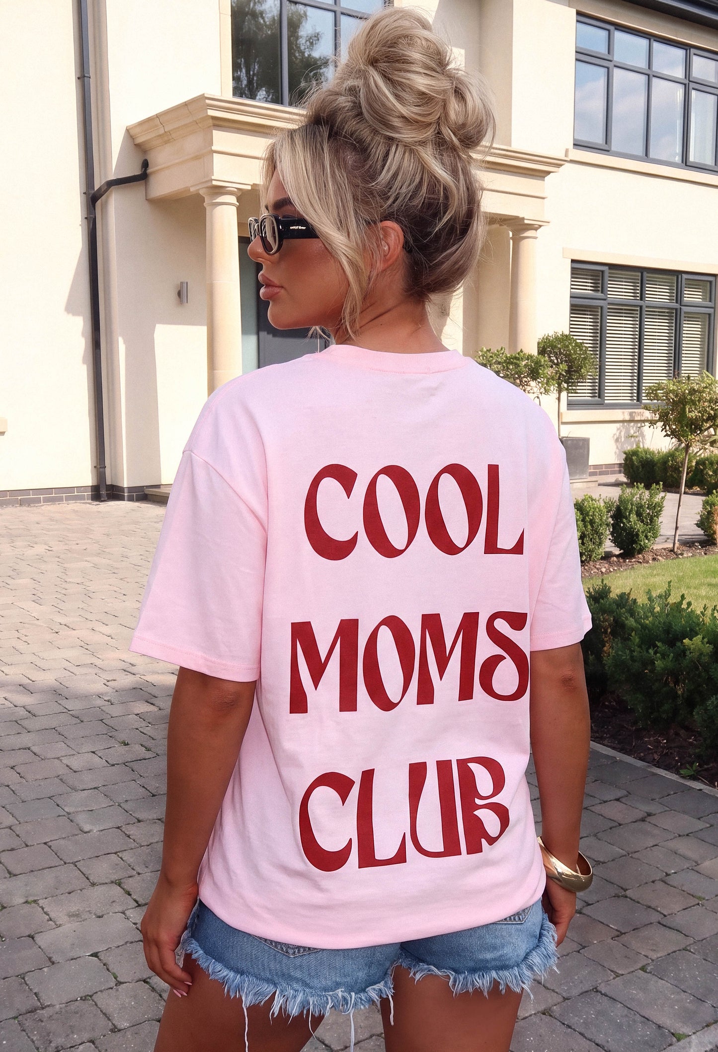 Cool Mom's Club Pink Graphic T-shirt