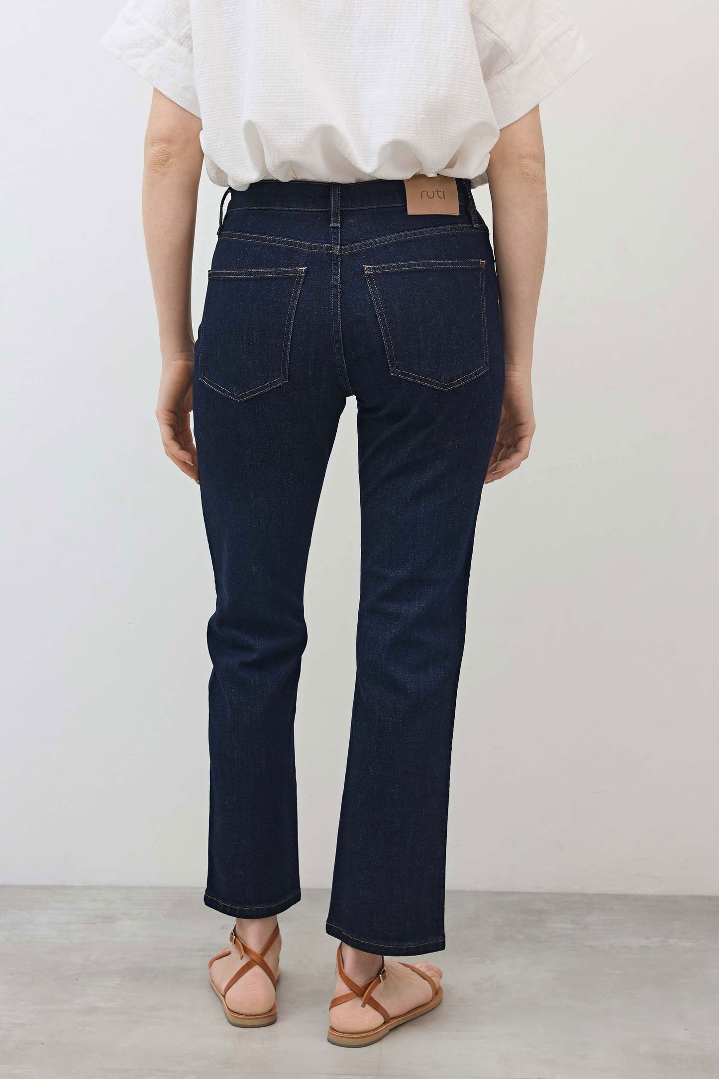 The Crop Mid-Rise Straight Jeans