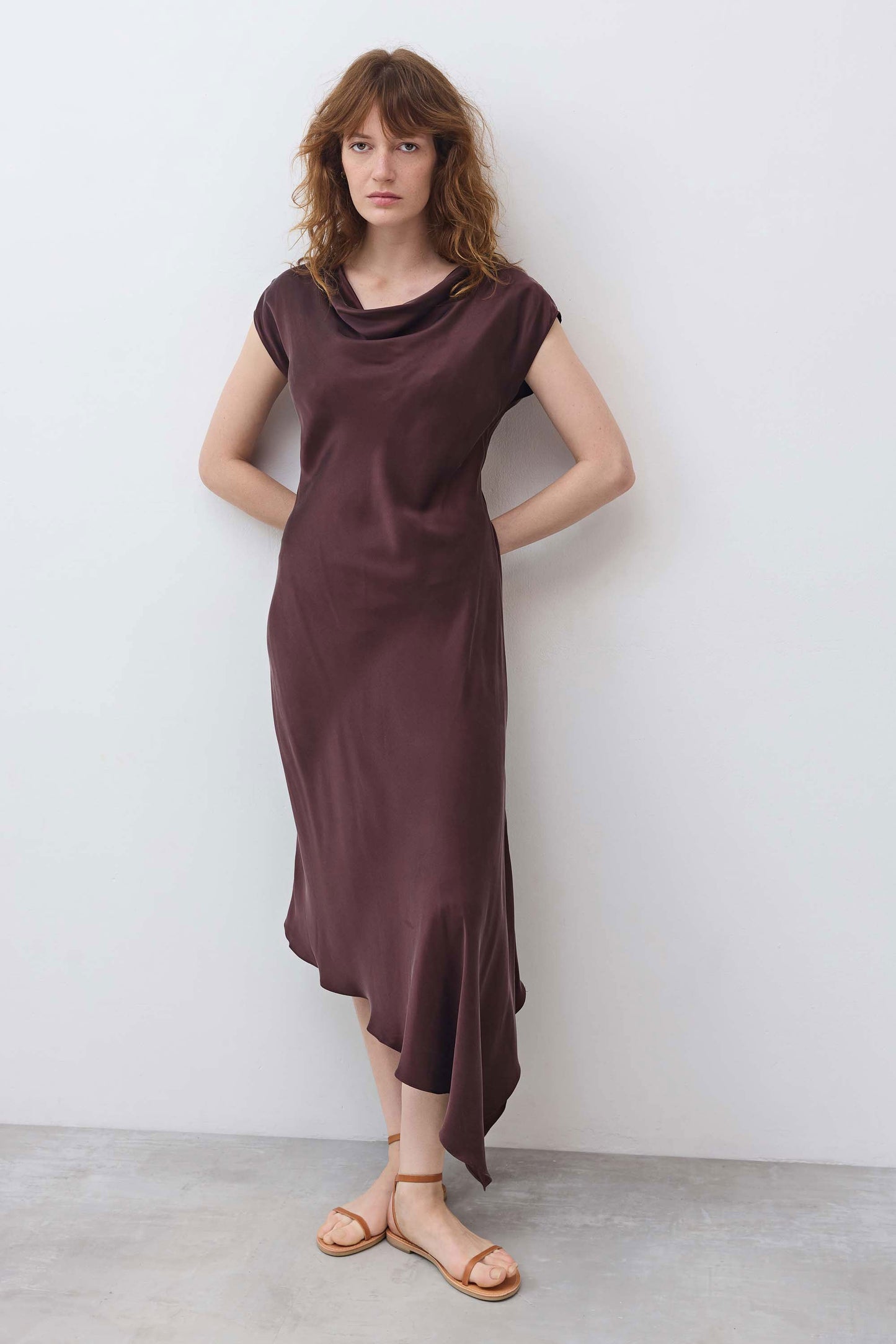 Cut on Bias Silk Dress