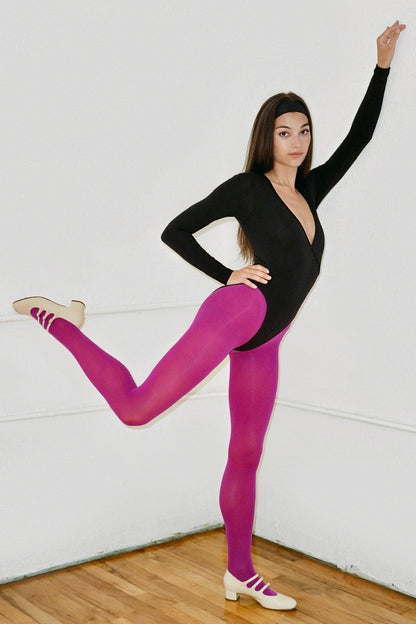 B128CF - Long Sleeve Crossfront Bodysuit