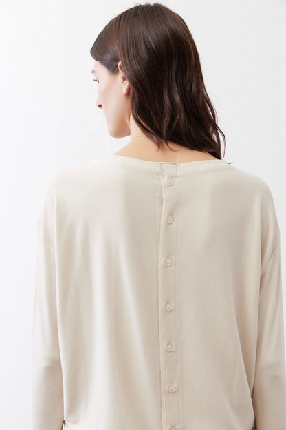 Essential Top With Buttons In The Back
