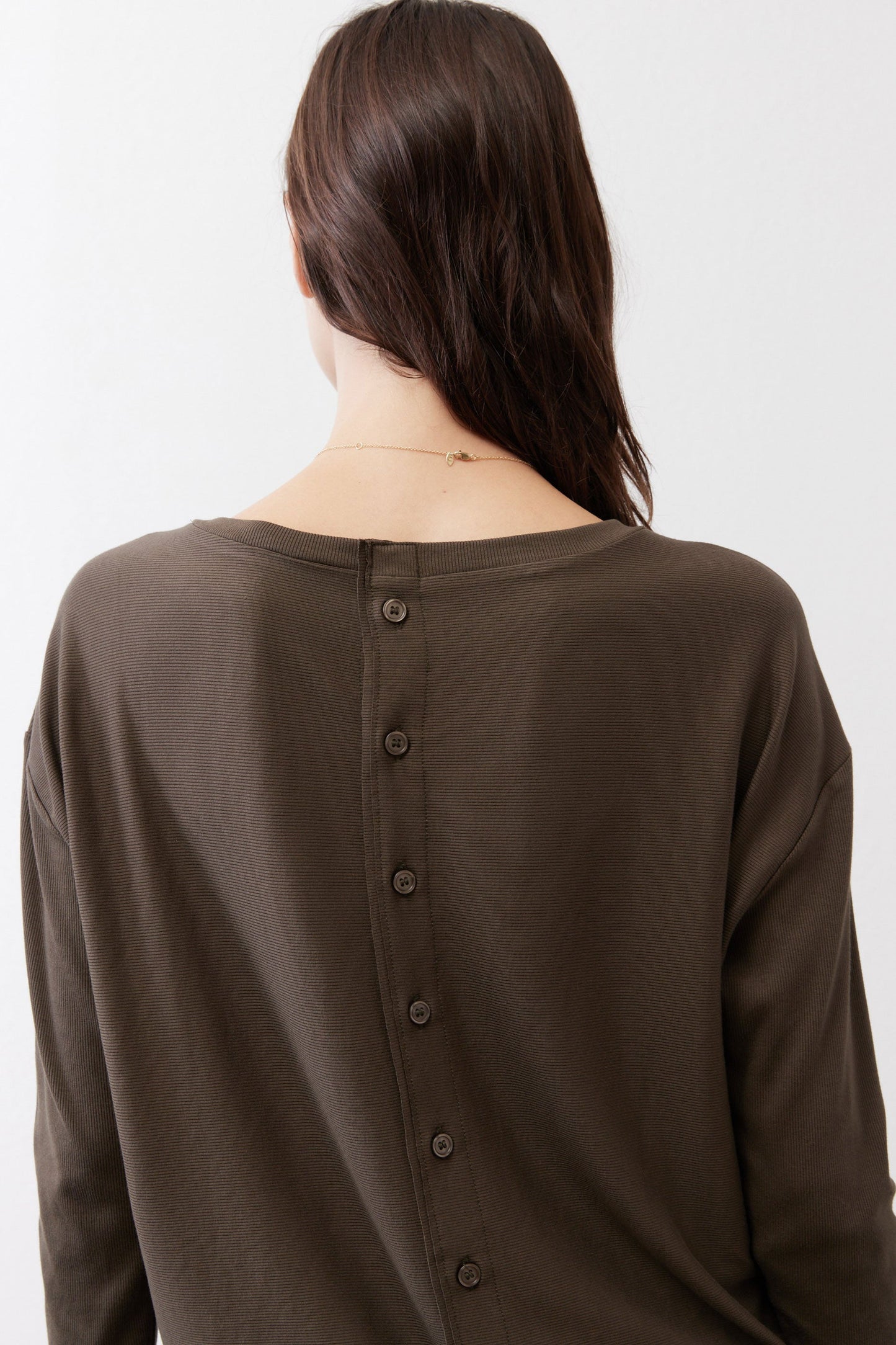 Essential Top With Buttons In The Back