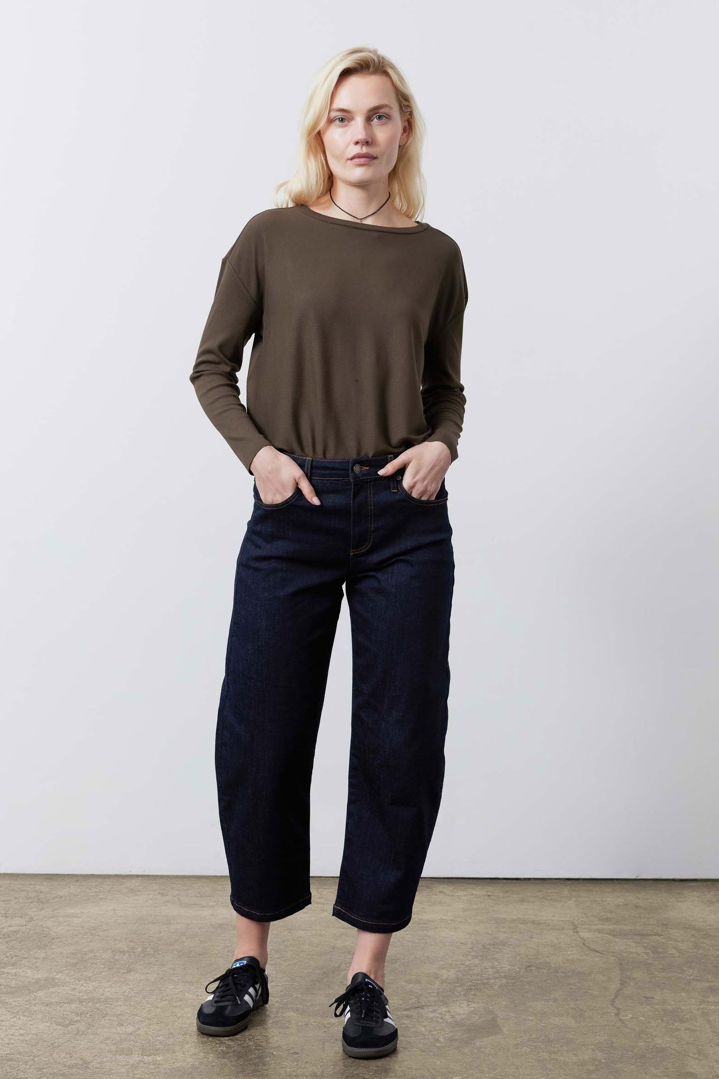 Essential Top With Buttons In The Back