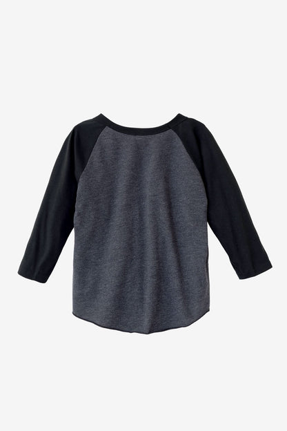 FF1053 - Toddler 3/4 Sleeve Poly Cotton Raglan