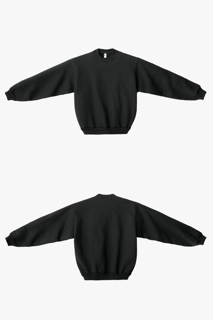 HF07 - Heavy Fleece Crewneck Sweatshirt (Piece Dye)