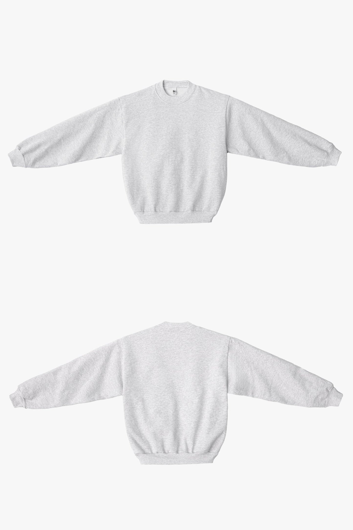 HF07 - Heavy Fleece Crewneck Sweatshirt (Piece Dye)