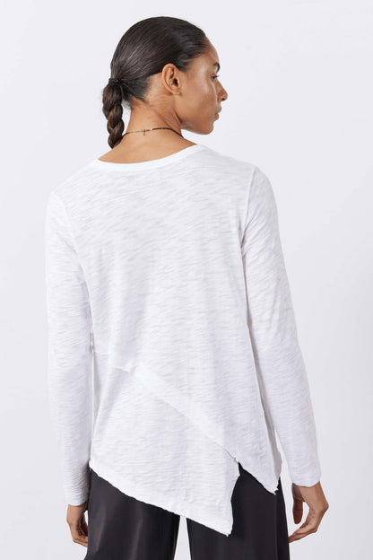 Inner Glow Asymmetric Long Sleeve Top