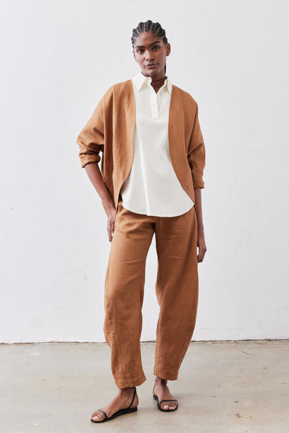 The Uptown Loose Linen Pants