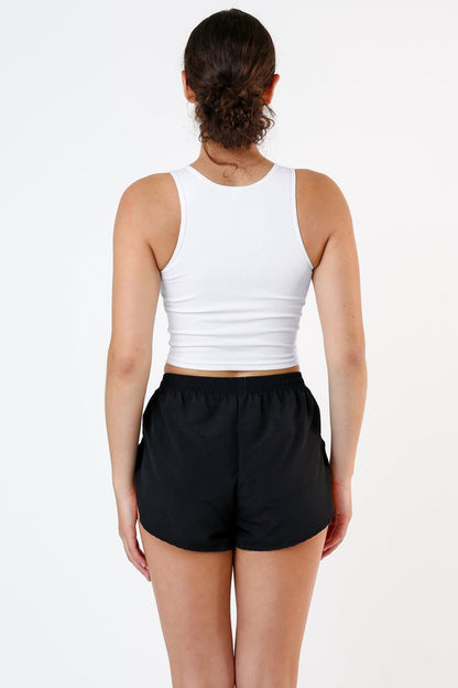 3380GD - Cotton Spandex 2x1 Rib Crop Tank