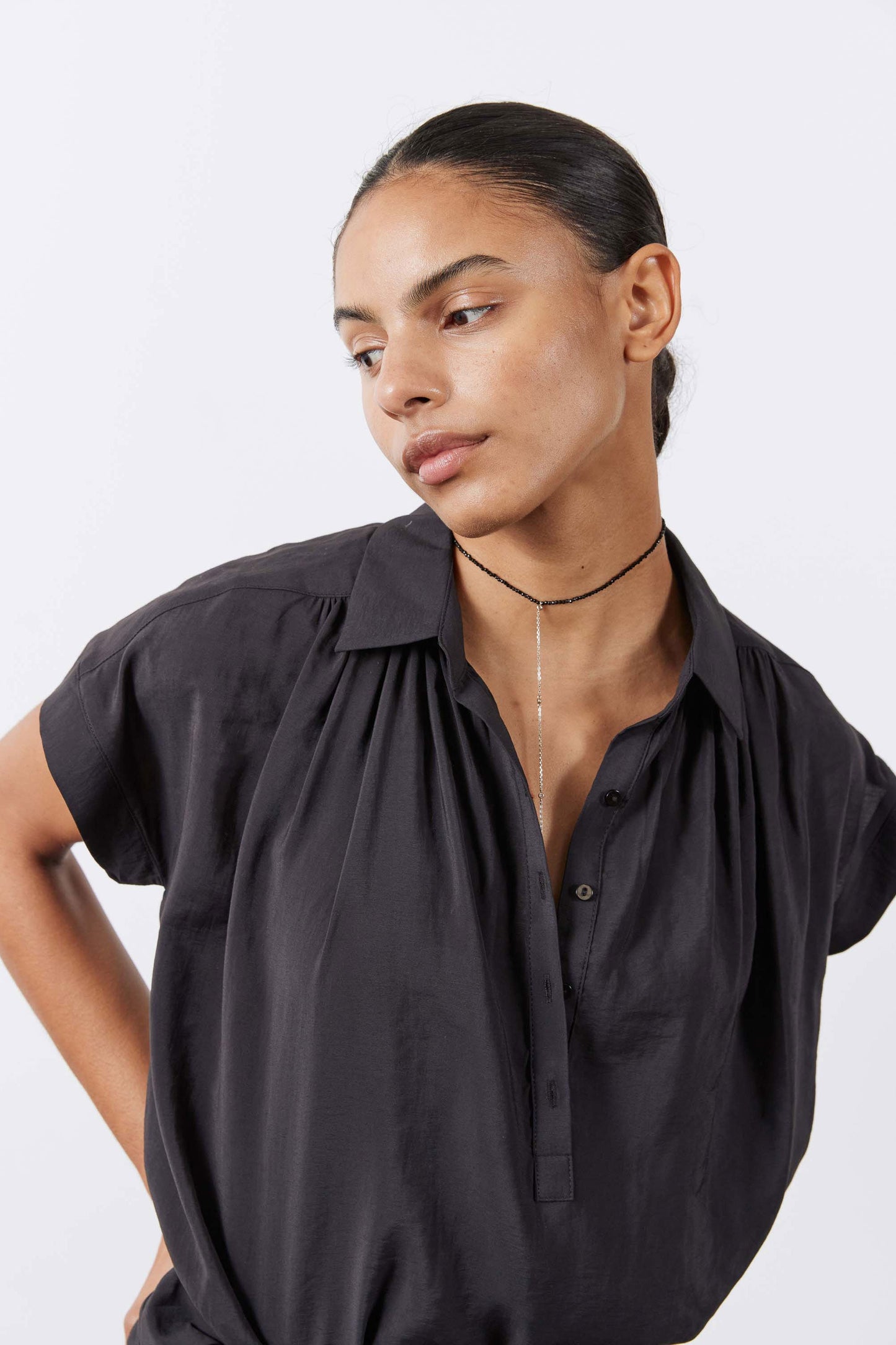 The Nonchalant Oversized Voile Blouse